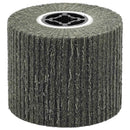 vidaXL Csiszoló hengerek 3 pcs Fekete 12 x 12 x 10 cm Syntetikus rost