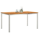 vidaXL KültériÉtkezőAsztal Barna 200x90x75 cm Szilárd teakfa