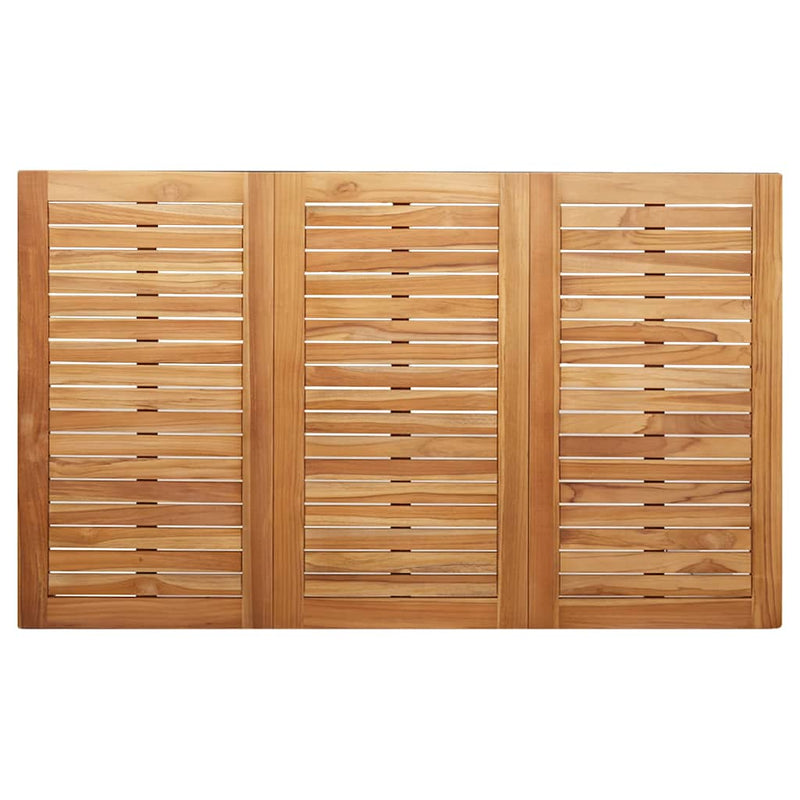 vidaXL KültériÉtkezőAsztal Barna 200x90x75 cm Szilárd teakfa