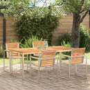 vidaXL ÉtkezőAsztal Barna 180 x 90 x 75 cm Tömör Teakfa