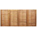 vidaXL ÉtkezőAsztal Barna 180 x 90 x 75 cm Tömör Teakfa