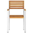 vidaXL KertSzék 2 pcs Barna 56x54,5x87cm Tömör akácfa