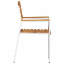 vidaXL KertSzék 4 pcs Barna 56x54,5x87cm Tömör akácfa