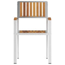 vidaXL KertSzék 2 pcs Barna 56x54,5x87cm Tömör akácfa