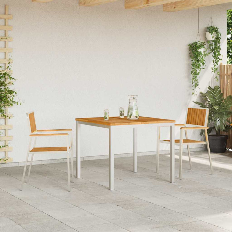 vidaXL Kerti Szék 2 pcs Barna 56 x 54.5 x 87 cm Tömör tíkfa