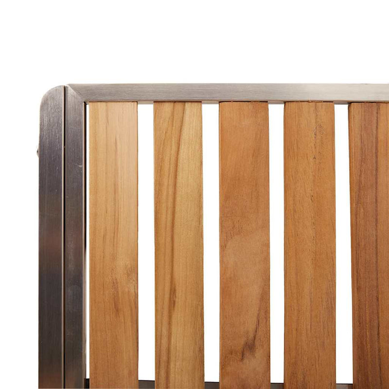 vidaXL Kerti Szék 4 pcs Barna 56 x 54.5 x 87 cm Tömör tíkfa