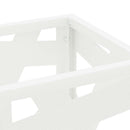 vidaXL Napernyő Állvány tárolóval Fehér 15,5 x 15,5 x 49 cm Fém