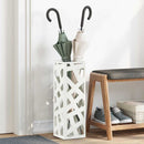 vidaXL Napernyő Állvány tárolóval Fehér 15,5 x 15,5 x 49 cm Fém