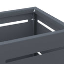 vidaXL Napernyő Állvány tárolóval Antracit 15,5 x 15,5 x 49 cm Fém