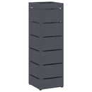 vidaXL Napernyő Állvány tárolóval Antracit 15,5 x 15,5 x 49 cm Fém