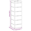 vidaXL Napernyő Állvány tárolóval Antracit 15,5 x 15,5 x 49 cm Fém