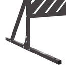vidaXL Magánszféra Képernyő 100 x 50 x 180 cm Acél Fekete