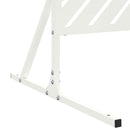 vidaXL Magánszféra Képernyő 100 x 50 x 180 cm Acél Fehér
