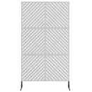 vidaXL Magánszféra Képernyő 100 x 50 x 180 cm Horganyzott Acél Ezüst