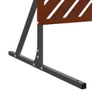 vidaXL Magánszféra Képernyő 100 x 50 x 180 cm Időjárásálló Acél