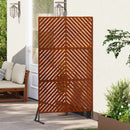 vidaXL Magánszféra Képernyő 100 x 50 x 180 cm Időjárásálló Acél