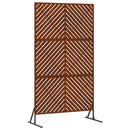 vidaXL Magánszféra Képernyő 100 x 50 x 180 cm Időjárásálló Acél