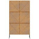 vidaXL Magánszféra Képernyő Szürke Acél