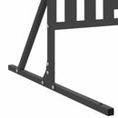 vidaXL Magánszféra Képernyő Fekete 100 x 50 x 180 cm Acél