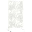 vidaXL Magánszféra Képernyő 100 x 50 x 180 cm Acél Fehér
