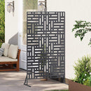 vidaXL Magánszféra Képernyő Antracit 100 x 50 x 180 cm Acél
