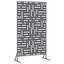 vidaXL Magánszféra Képernyő Antracit 100 x 50 x 180 cm Acél