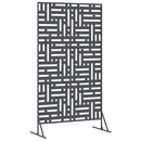 vidaXL Magánszféra Képernyő Antracit 100 x 50 x 180 cm Acél