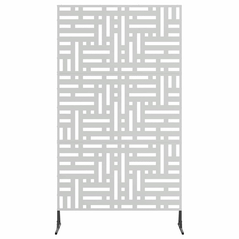 vidaXL Magánszféra Képernyő Szürke Acél