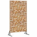 vidaXL Magánszféra Képernyő Szürke Acél