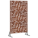 vidaXL Magánszféra Képernyő 100 x 50 x 180 cm Időjárásálló Acél