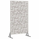 vidaXL Magánszféra Képernyő 100 x 50 x 180 cm Időjárásálló Acél