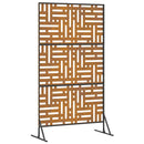 vidaXL Magánszféra Képernyő Szürke Acél