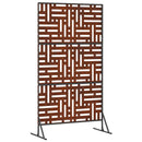 vidaXL Magánszféra Képernyő 100 x 50 x 180 cm Időjárásálló Acél