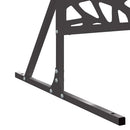 vidaXL Magánszféra Képernyő 100 x 50 x 180 cm Acél Fekete