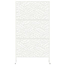 vidaXL Magánszféra Képernyő 100 x 50 x 180 cm Acél Fehér