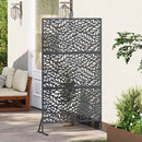 vidaXL Magánszféra Képernyő 100 x 50 x 180 cm Acél Antracitszürke