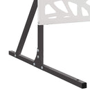 vidaXL Magánszféra Képernyő 100 x 50 x 180 cm Rozsdamentes Acél Ezüst