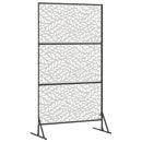 vidaXL Magánszféra Képernyő 100 x 50 x 180 cm Rozsdamentes Acél Ezüst