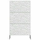 vidaXL Magánszféra Képernyő 100 x 50 x 180 cm Horganyzott Acél Ezüst