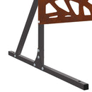 vidaXL Magánszféra Képernyő 100 x 50 x 180 cm Időjárásálló Acél