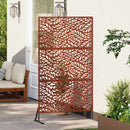 vidaXL Magánszféra Képernyő 100 x 50 x 180 cm Időjárásálló Acél