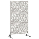 vidaXL Magánszféra Képernyő 100 x 50 x 180 cm Időjárásálló Acél