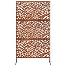 vidaXL Magánszféra Képernyő 100 x 50 x 180 cm Időjárásálló Acél