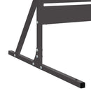 vidaXL Magánszféra Képernyő 100 x 50 x 180 cm Acél Fekete
