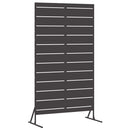 vidaXL Magánszféra Képernyő 100 x 50 x 180 cm Acél Fekete