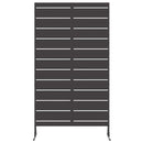 vidaXL Magánszféra Képernyő 100 x 50 x 180 cm Acél Fekete