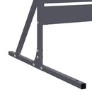 vidaXL Magánszféra Képernyő 100 x 50 x 180 cm Acél Antracitszürke