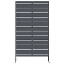 vidaXL Magánszféra Képernyő 100 x 50 x 180 cm Acél Antracitszürke