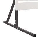 vidaXL Magánszféra Képernyő Szürke Acél