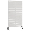 vidaXL Magánszféra Képernyő Szürke Acél